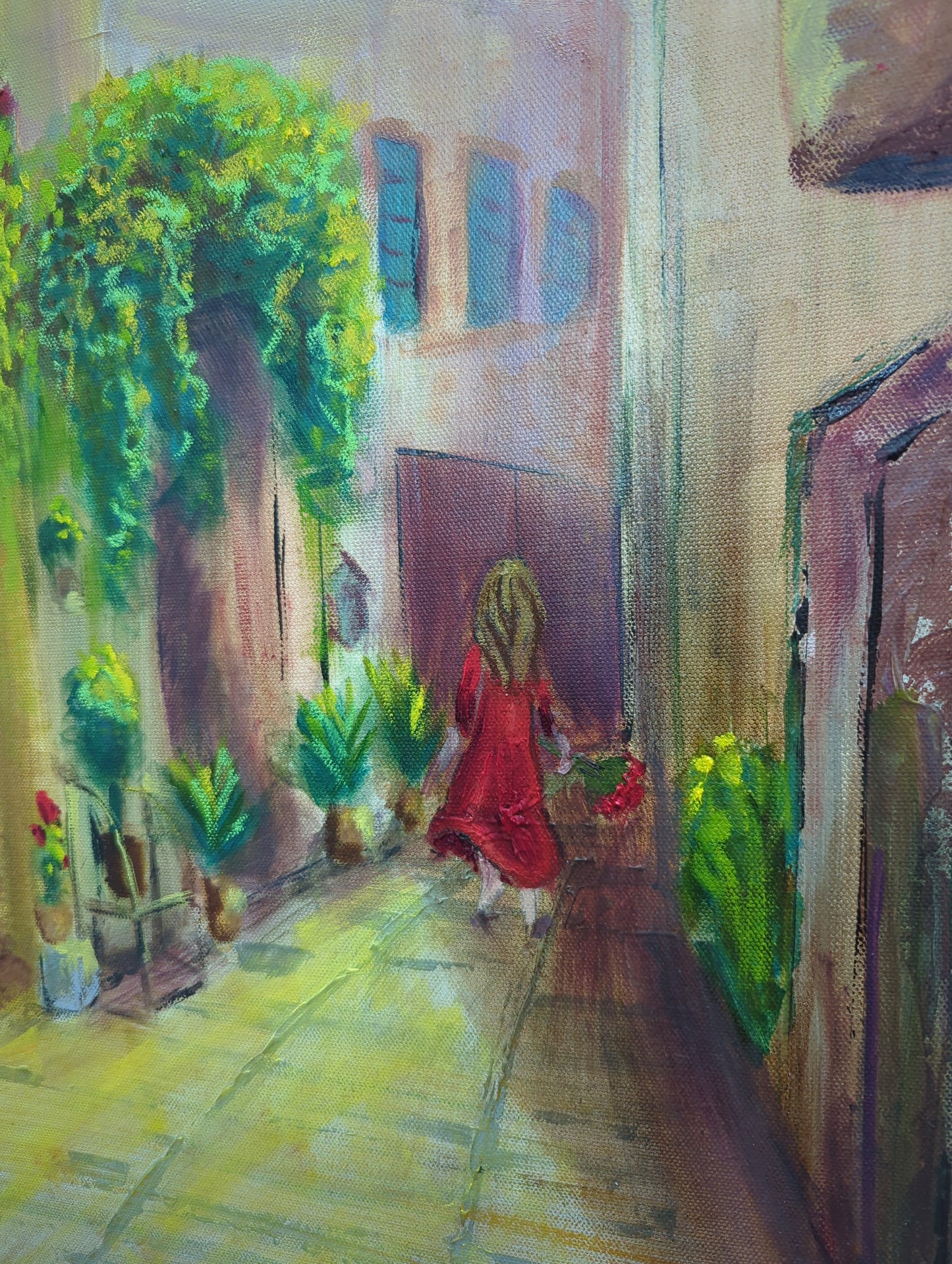 Lady in the red Dress (60x80cm)