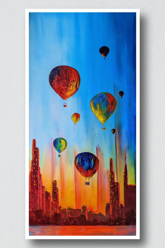 Hot air balloons #3 - 100x50x3